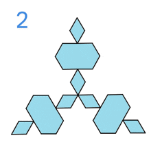 a drawing with the number 2 on it
