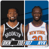 Brooklyn Nets (110) Vs. New York Knicks (107) Post Game GIF - Nba Basketball Nba 2021 GIFs