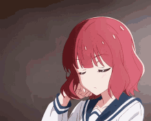 hair flip sassy cute anime
