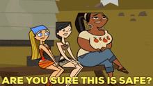 Total Drama Island Heather GIF - Total Drama Island Heather Are You Sure This Is Safe GIFs