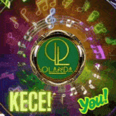 a cd with a green logo that says l olanda on it