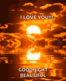 goodnight beautiful i love you