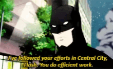 flash batman efficient work