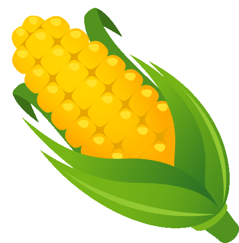 Ear Of Corn Food Sticker - Ear Of Corn Food Joypixels Stickers