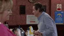 Jenny Smiles To Johnny But Turns Around To Frowns With Worry Coronation Street Made By The Talk Of The Street GIF - Jenny Smiles To Johnny But Turns Around To Frowns With Worry Coronation Street Made By The Talk Of The Street Coronation Street GIFs