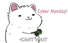 Cyber Monday Cat GIF