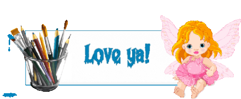 Animated Fairy Reaction Love Ya Sticker - Animated Fairy Reaction Love Ya Stickers