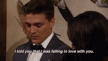 Falling In Love GIF - The Bachelorette I Told You That I Was Falling In Love With You Confession GIFs