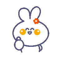Drawing Rabbit Sticker