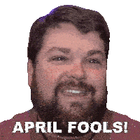 April Fools Brian Hull Sticker - April Fools Brian Hull Its A Prank Stickers
