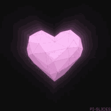 pixel heart beating
