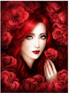 Elliered Roses GIF - Elliered Roses Red Hair GIFs