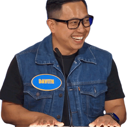 Laughing Davith Sticker - Laughing Davith Family Feud Canada Stickers
