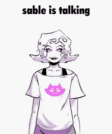 Cool Hotel Sable Is Talking GIF - Cool Hotel Sable Is Talking Homestuck GIFs