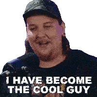 I Have Become The Cool Guy Austin Dickey Sticker - I Have Become The Cool Guy Austin Dickey The Dickeydines Show Stickers