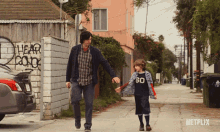 Walking Holding Hands GIF