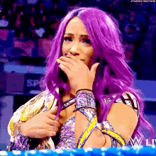 Sasha Banks Throw Up GIF - Sasha Banks Throw Up Throws Up GIFs