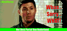 Whoa Sorry What Jensen Ackles GIF - Whoa Sorry What Jensen Ackles Supernatural GIFs