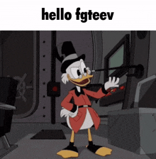 Hello Fgteev Scrooge Mcduck GIF - Hello Fgteev Scrooge Mcduck Ducktales GIFs