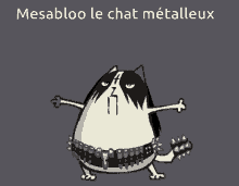 Mesabloo Heavy Metal Cat GIF
