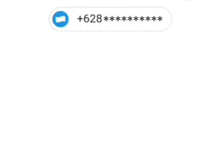 a phone screen shows a notification that says tap untuk verifikasi