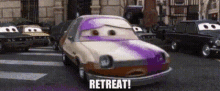 Cars Retreat GIF - Cars Retreat Go Back GIFs