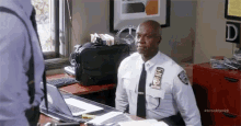 brooklyn nine nine andre braugher captain ray holt bounce bouncing