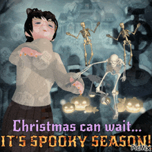 Spooky Season Spooky Scary Skeletons GIF - Spooky Season Spooky Scary Skeletons Halloween GIFs