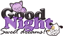 good night sweet dreams sleep well sleep tight