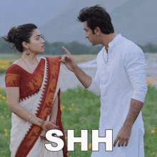 Shh Ranbir Kapoor GIF - Shh Ranbir Kapoor Rashmika Mandanna GIFs