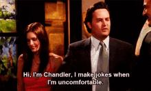 friends chandler monica the one with the proposal make jokes