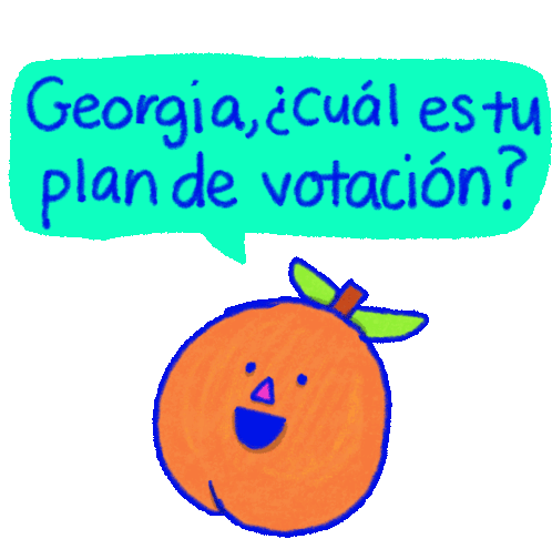 Georgia Plan To Vote Early Sticker - Georgia Plan To Vote Early Plan To Vote Stickers