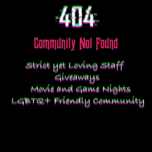 Official404discord Glitch GIF - Official404discord Glitch Community Not Found GIFs
