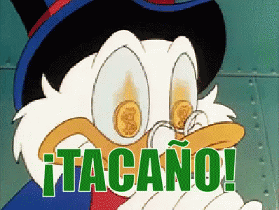 Tacaño Ojos De Dinero GIF - Tacano Tio Mac Pato GIFs