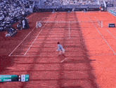 a tennis match between shelton and gigante with a score of 3 to 0