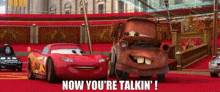 Cars Tow Mater GIF - Cars Tow Mater Now Youre Talkin GIFs
