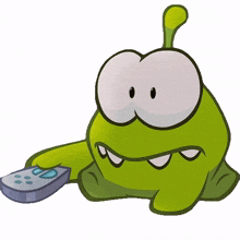 nervous om nom cut the rope tense anxious