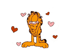 Hearts Garfield GIF - Hearts Garfield In Love GIFs