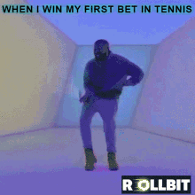 Roll Bit Drake GIF - Roll Bit Drake Tennis GIFs