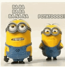 Potato Miniond GIF - Potato Miniond Banana GIFs