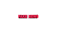 Fake News Fake Sticker - Fake News Fake Not True Stickers