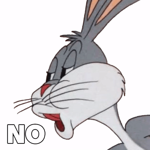 Bugs deals bunny no