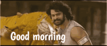 Good Morning Prabhas GIF - Good Morning Prabhas Bahubali GIFs