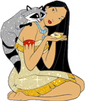 Pocahontas Disney Sticker - Pocahontas Disney Indian Stickers