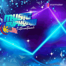 a poster for music euphoria international with a starmaker logo in the corner