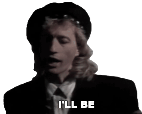 Ill Be Bee Gees Sticker - Ill Be Bee Gees Robin Stickers