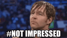 Dean Ambrose Nope GIF - Dean Ambrose Nope Not Impressed GIFs