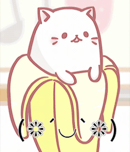 Bananya” — The Kitty Banana Craze That's Sweeping the Nation | Anime  kitten, Kawaii animals, Cute art