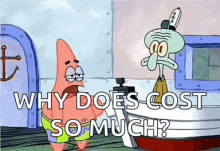 Price Cost So Much GIF - Price Cost So Much Patrick GIFs