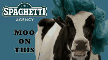 send the cow spaghetti agency moo on this windy